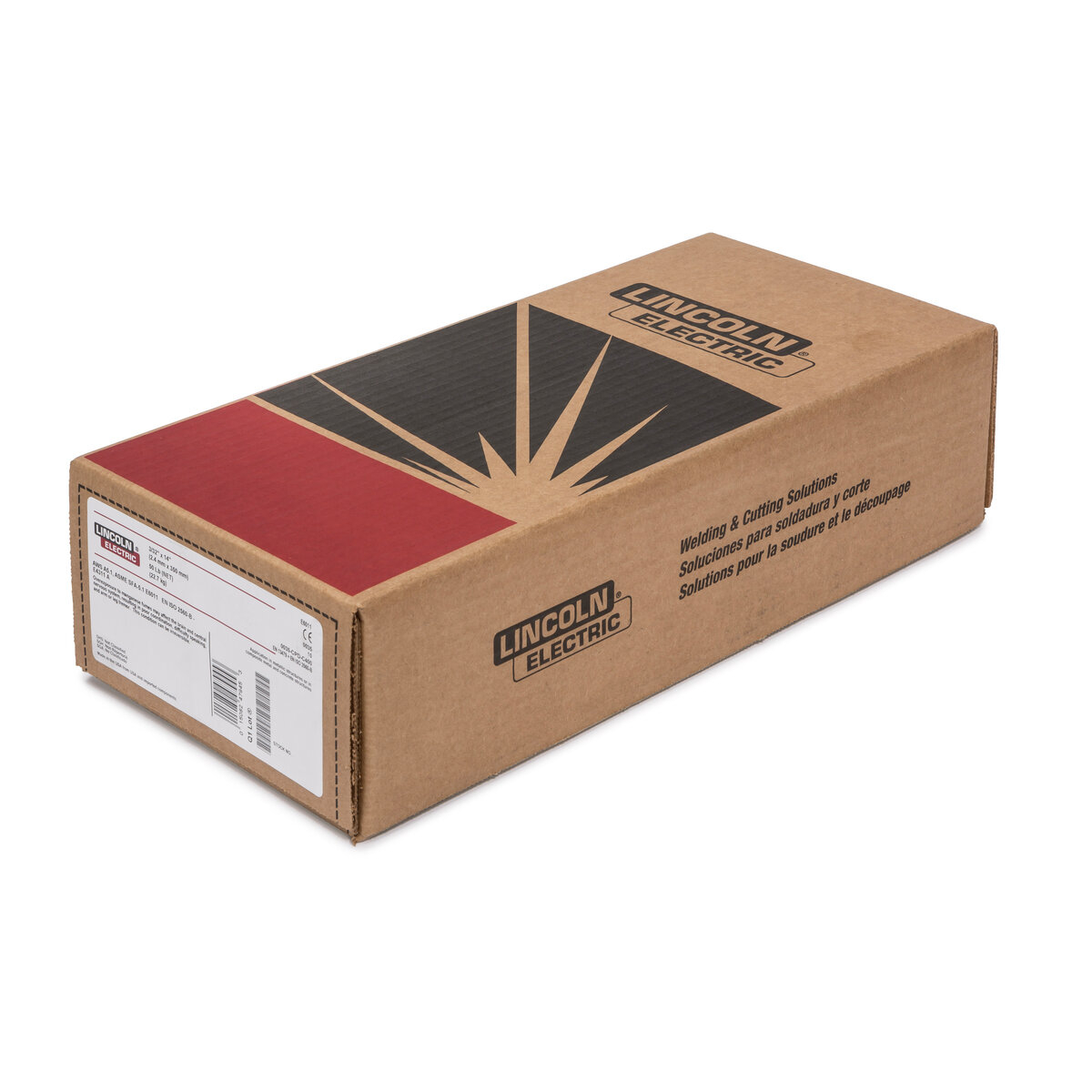 Lincoln Electric® Fleetweld® 35 Carbon Steel Stick Electrode E6011 Mild Steel 1/8 (0.125)in 50LB Carton